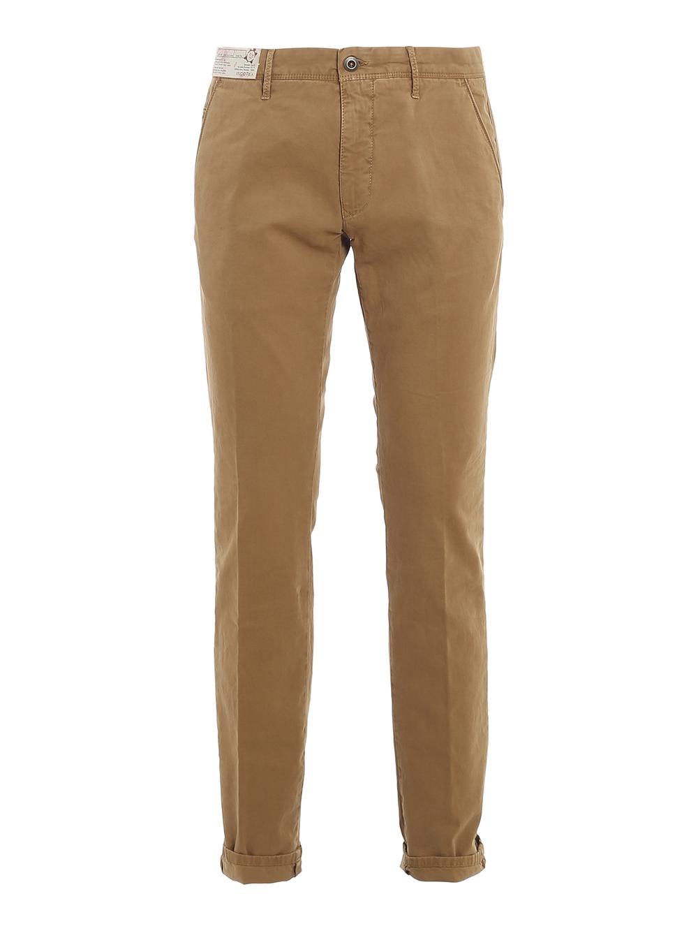 Incotex - Pantalone Slacks in Cotone Noce Uomo - 11S103-40657