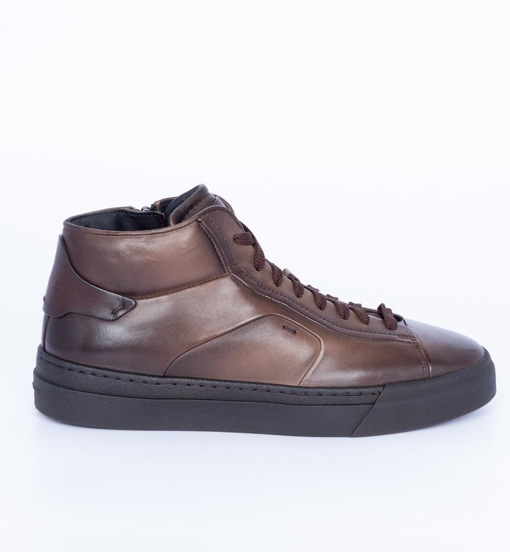 Santoni - Sneaker pelle marrone - GONT50