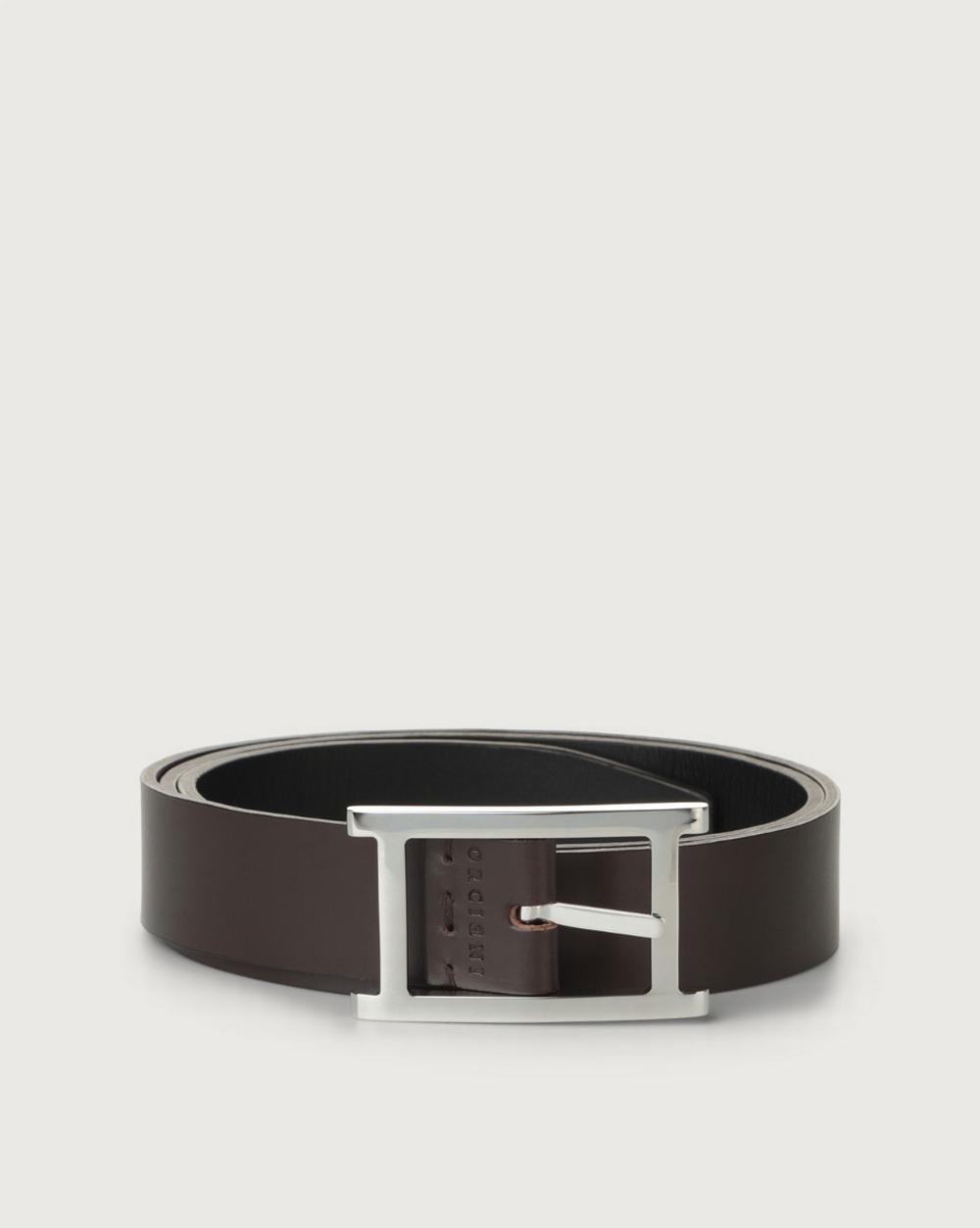 Orciani - Cintura Double Nero/Marrone Uomo - U08115 A MND