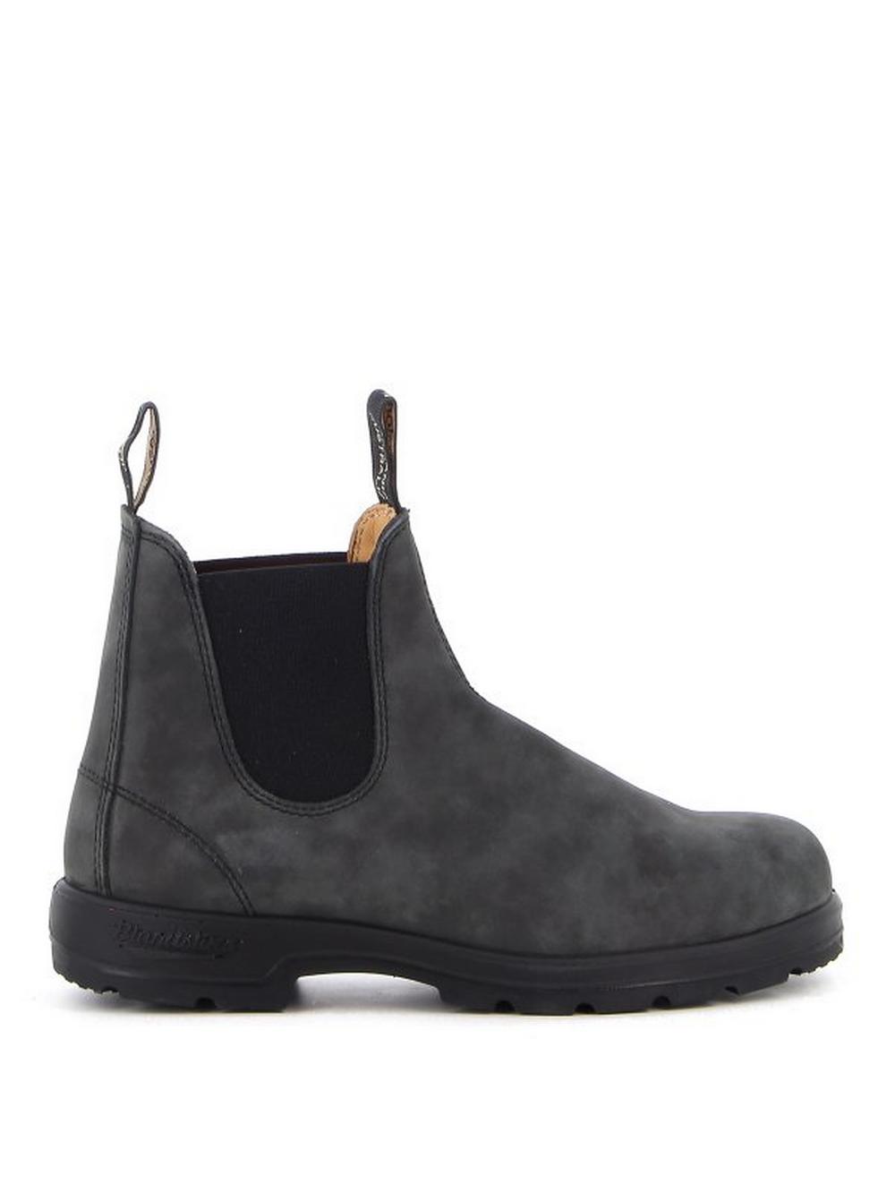 Blundstone - Stivaletto in Nabuk Nero Rustico Uomo - 587 BC