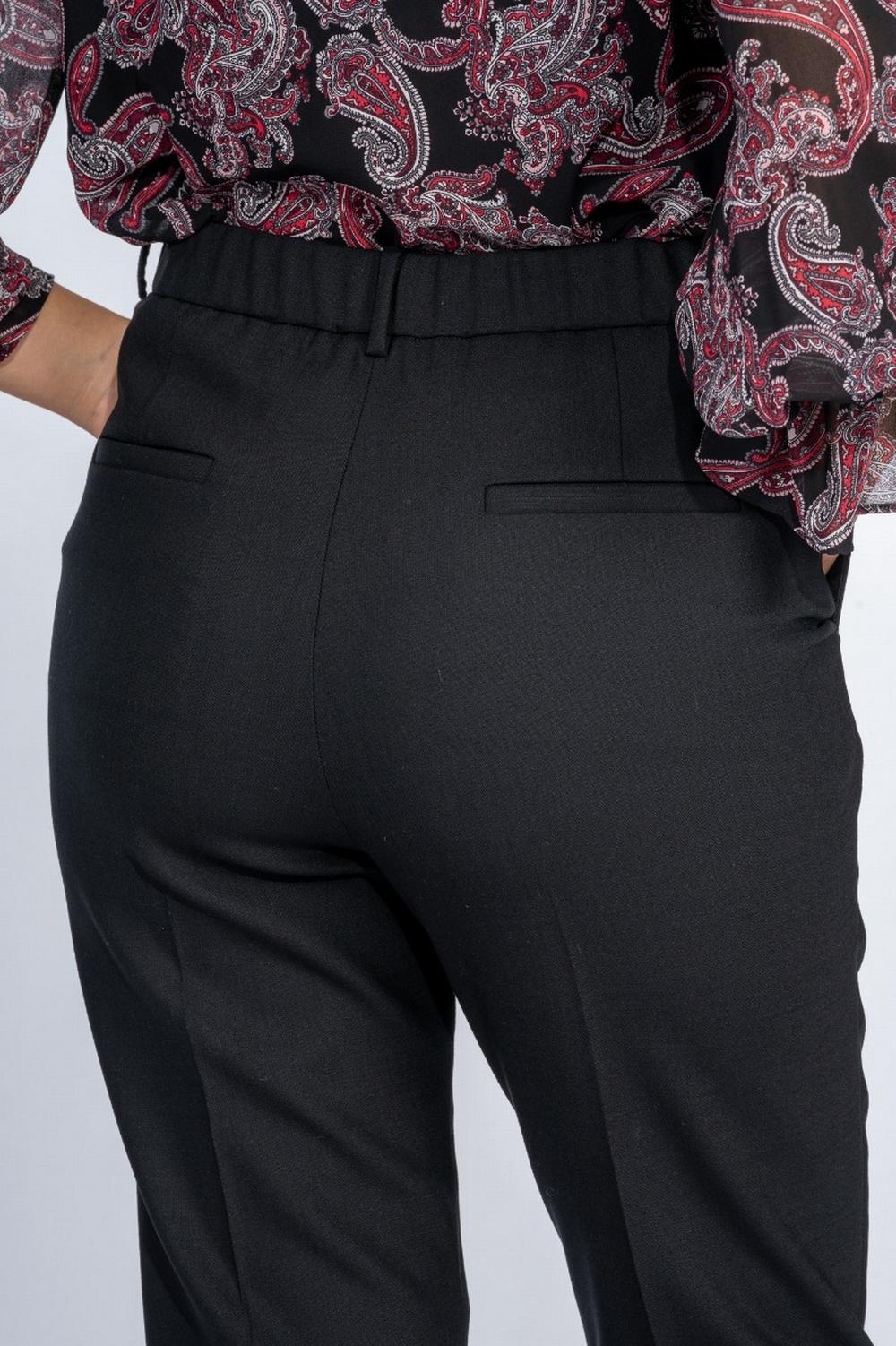 Incotex - Pantalone GALENE Lana Nero Donna - 172832 990