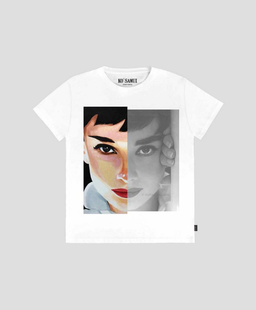 Ko Samui - T-Shirt Stampa LOOK Bianco - FTX LOOK H361