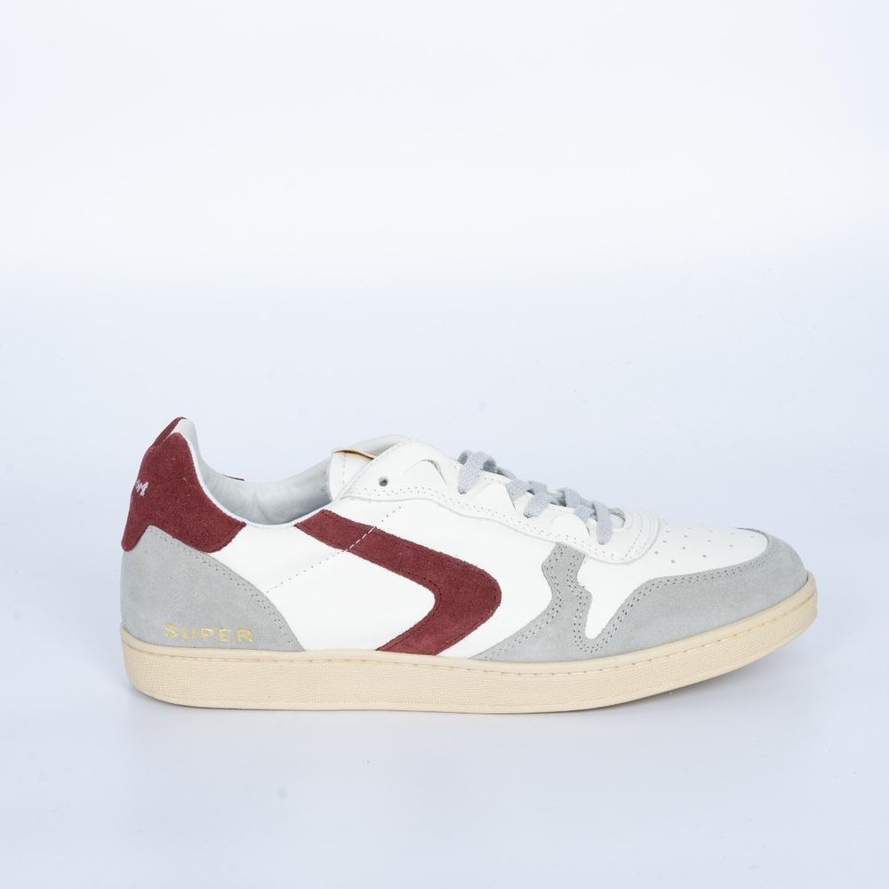 Valsport - Sneaker Super Suede 02 Bianco/Grigio/Bordeaux - VS1950M